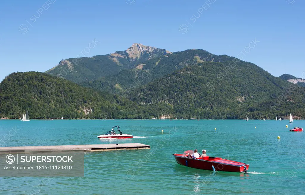 Austria, Salzkammergut, Salzburg State, Lake Wolfgangsee,