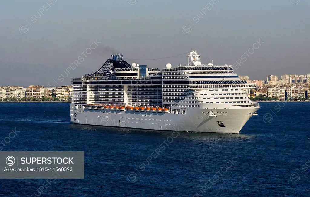 Turkey, Izmir, Aegean Region, Cruise liner