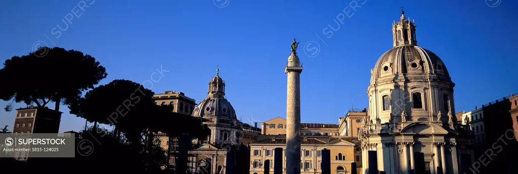 Italy, Rome, View of Santissimo Nome di Maria al Foro Traiano