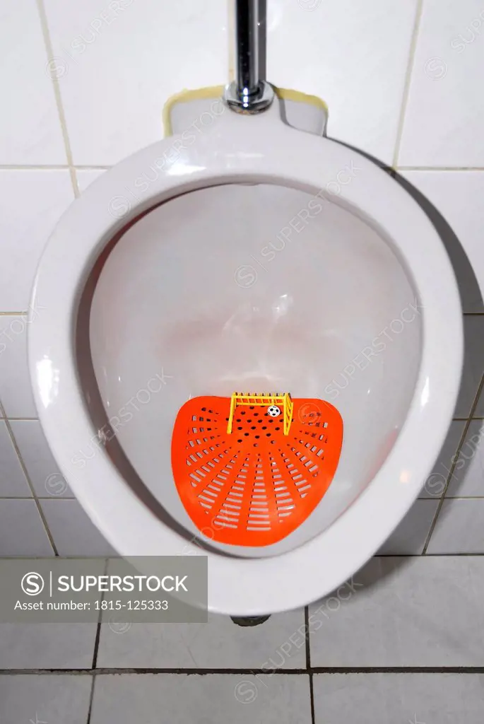 Netherlands, Urinal with soccer goal and football