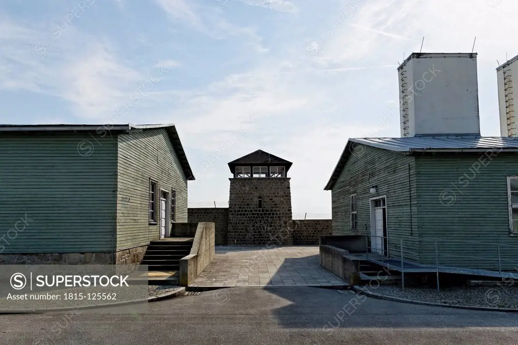 Austria, Upper Austria, View of KZ Mauthausen Concentration Camp