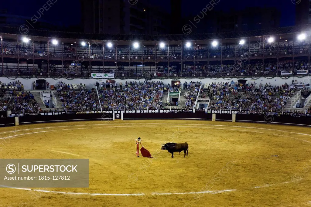 Spain, Andalusia, Bullfight at Plaza de Toros