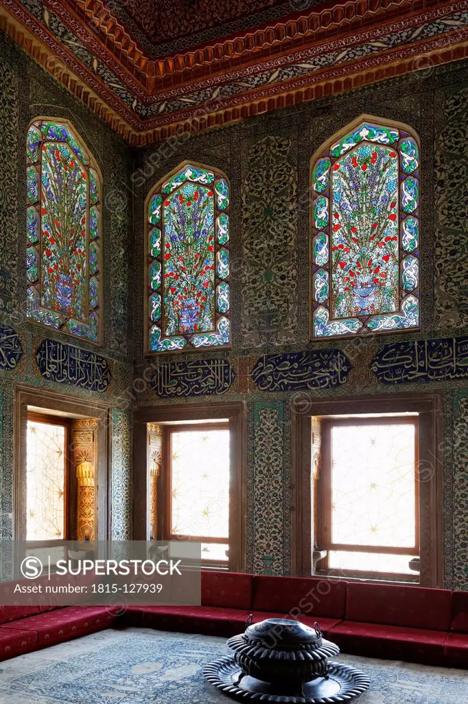 Europe, Istanbul, Interior of Topkapi Palace