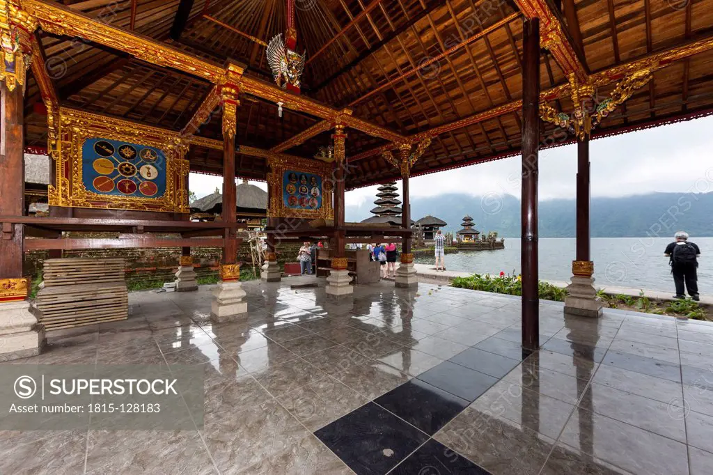 Indonesia, Temple Pura Ulun Danu Bratan at Lake Bratan