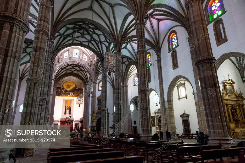 Spain, Interior of Cathedral Santa Ana