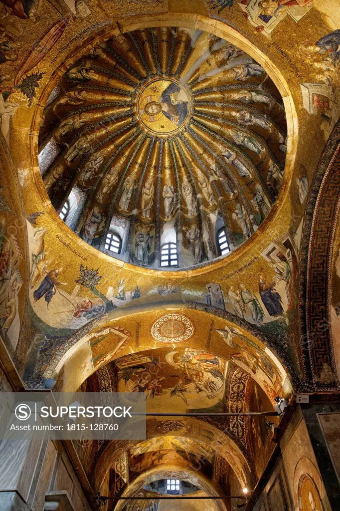 Turkey, Istanbul, Interior of Chora Church