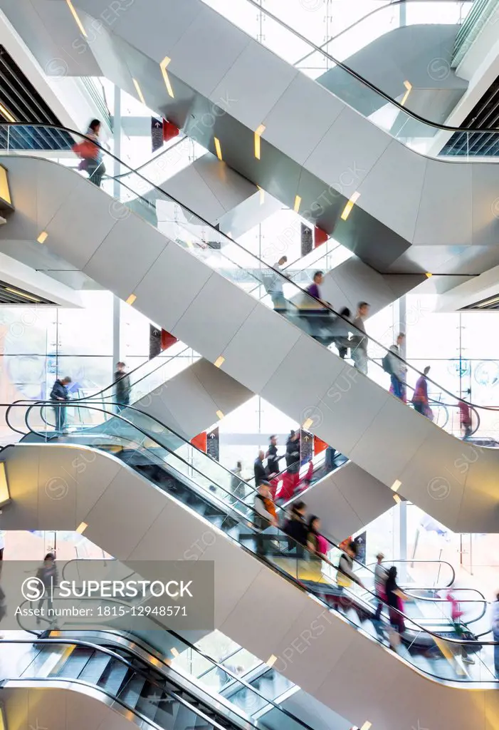China, Hong Kong, Interior of a shopping mall