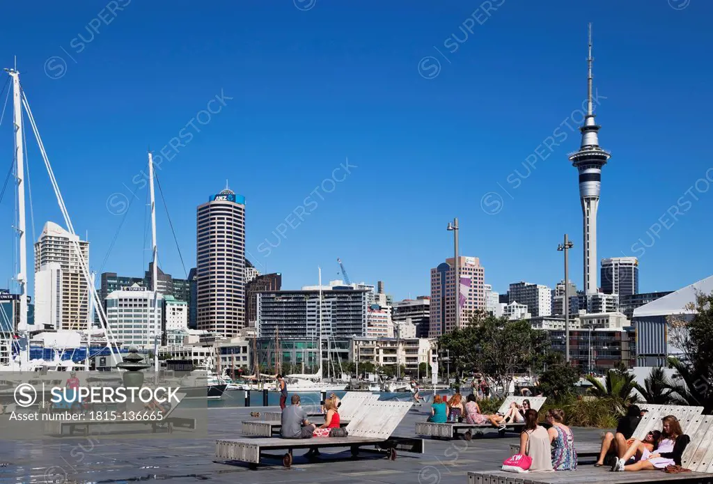 New Zealand, View of Karanga Plaza