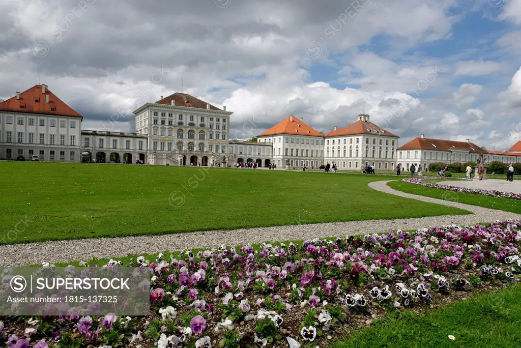 Germany, Munich, View of Nymphenburg castle