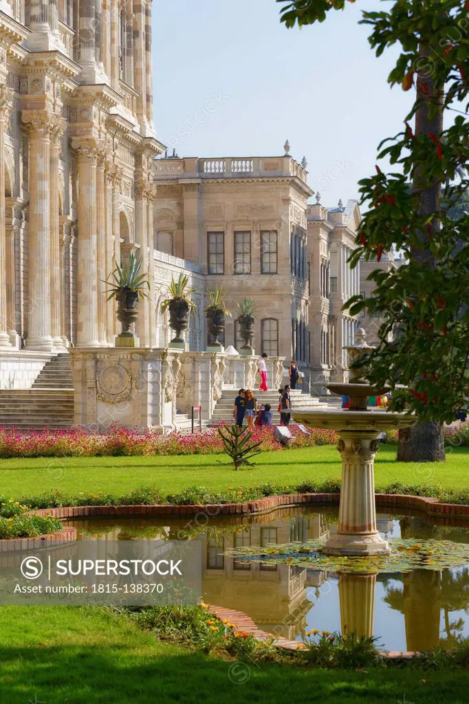 Turkey, Istanbul, View of Dolmabahce Palace