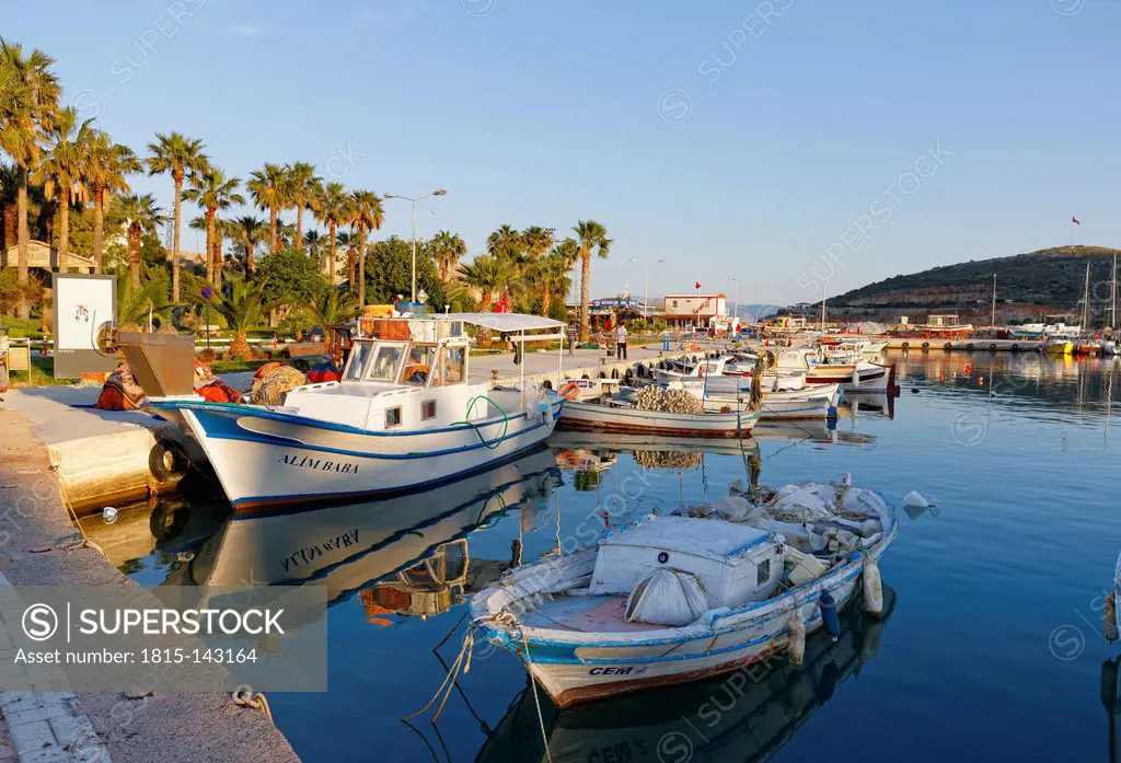 Turkey, Fishing harbour at Detca village