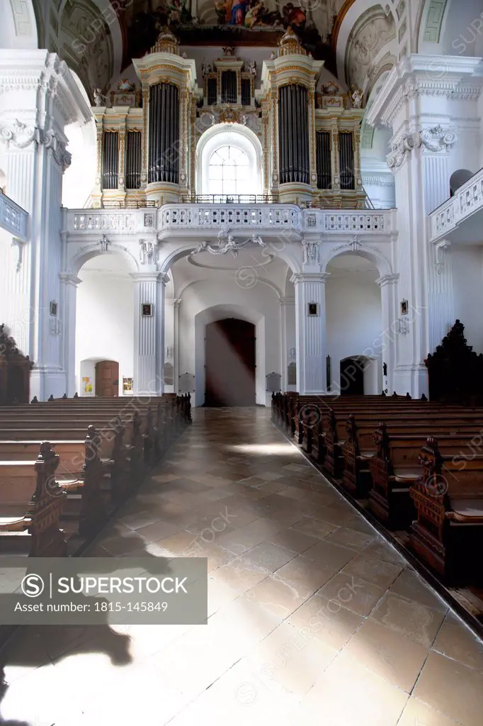 Germany, Baden Wuerttemberg, Interior of St Verena church