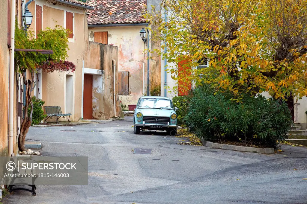 France, View of Peugeot 404 car
