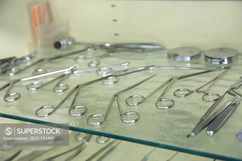 Surgical instruments in an ENT surgery