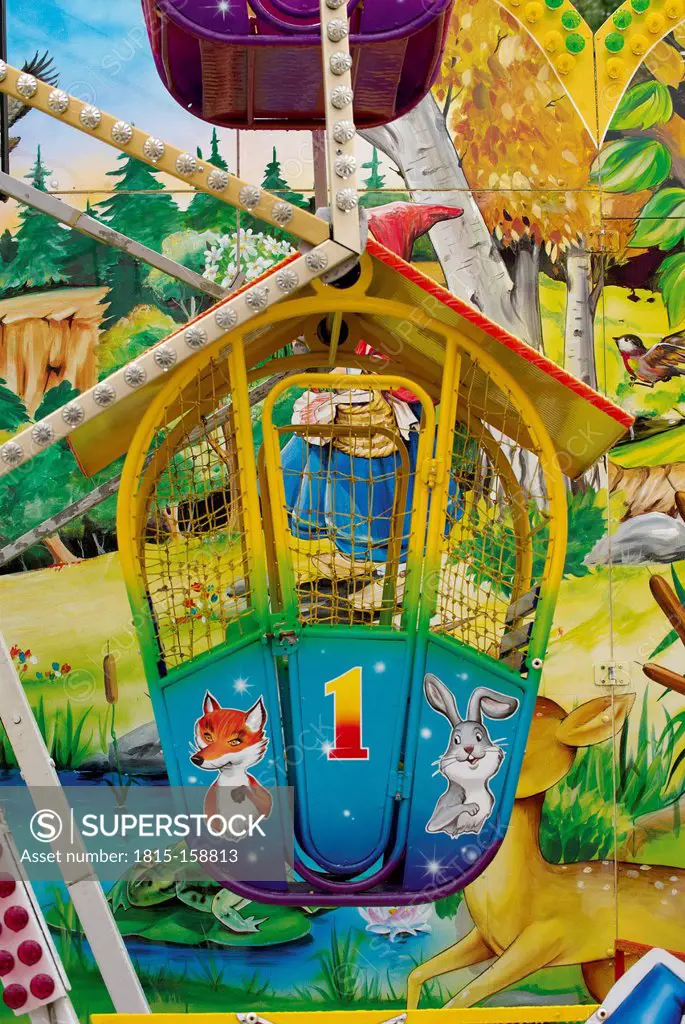 Cabin of children's carousel