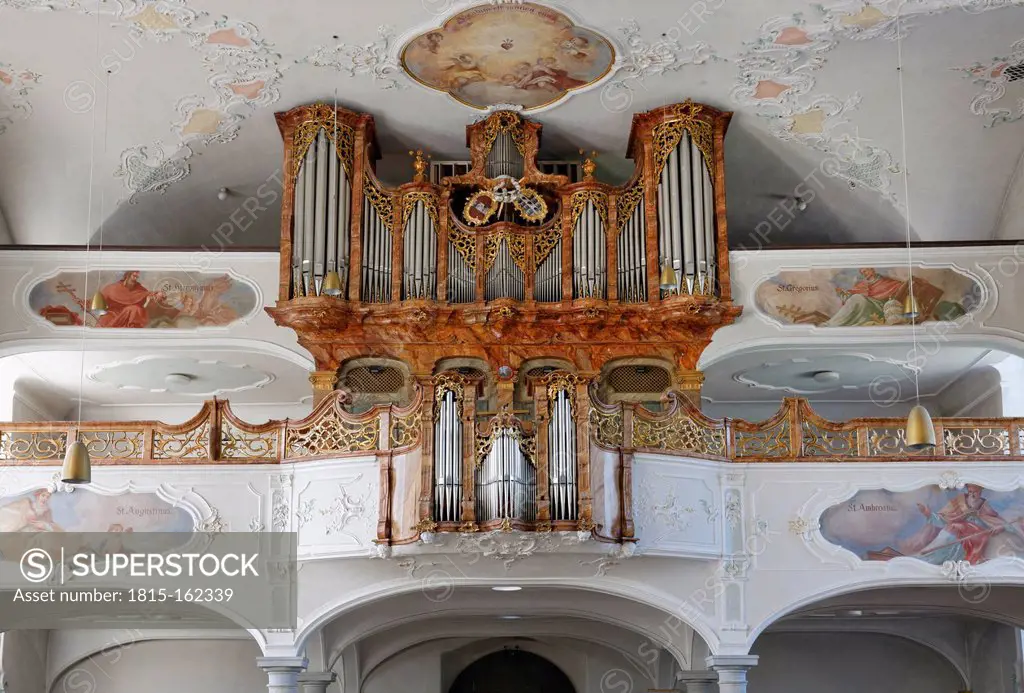 Austria, Vorarlberg, Bregenz, Parish church of St. Gallus, organ