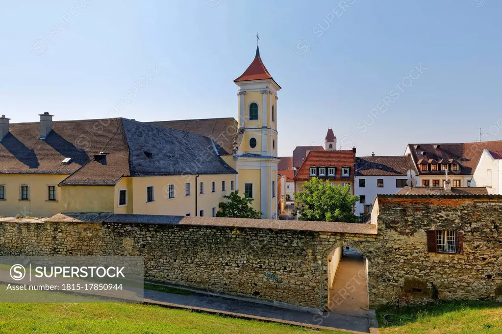 Austria, Burgenland, Eisenstadt, Franciscan monastery and church