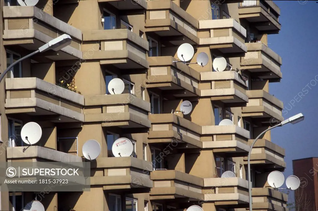 Satellite dishes, Germany