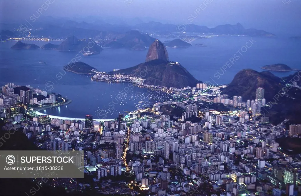 view of Rio de Janeiro from Corvocado