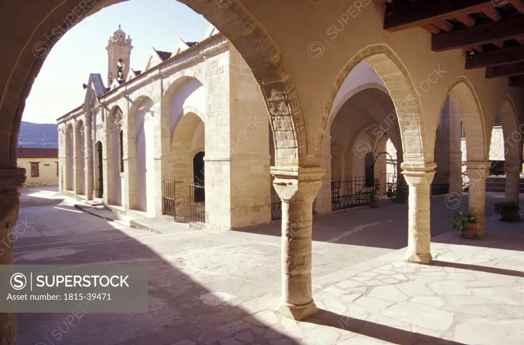 Monastery church in Omodos, Cyprus