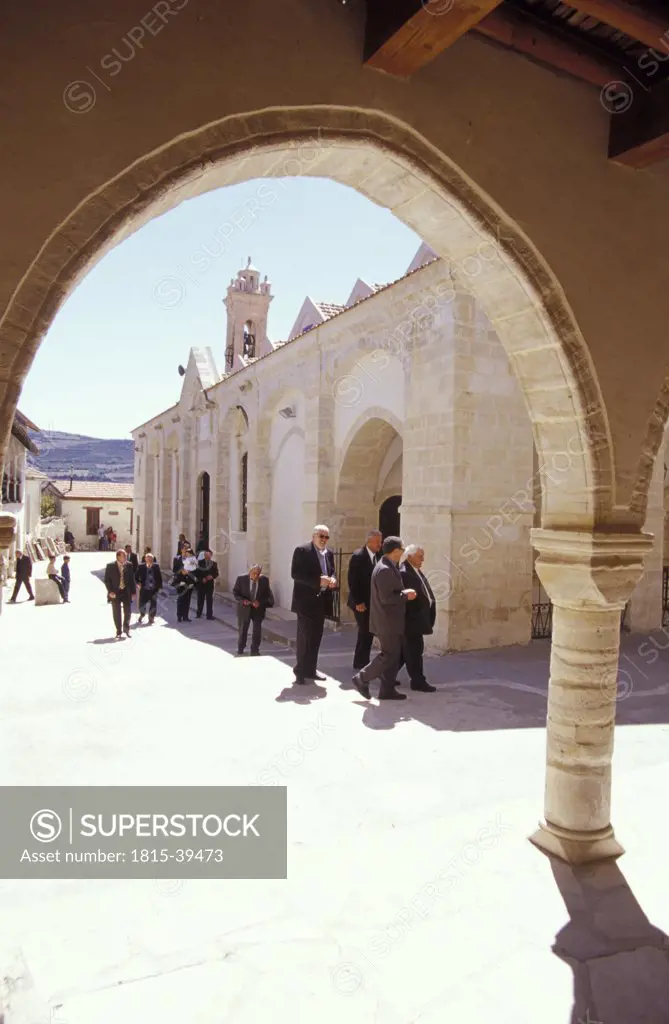 Monastery church in Omodos, Cyprus