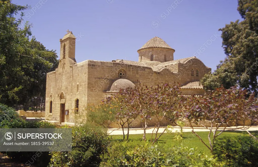 Kiti, church Panagia Angeloktistos, built by angels, Larnaka, South Cyprus