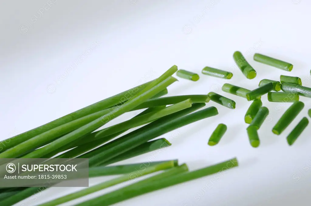 Chives, close-up