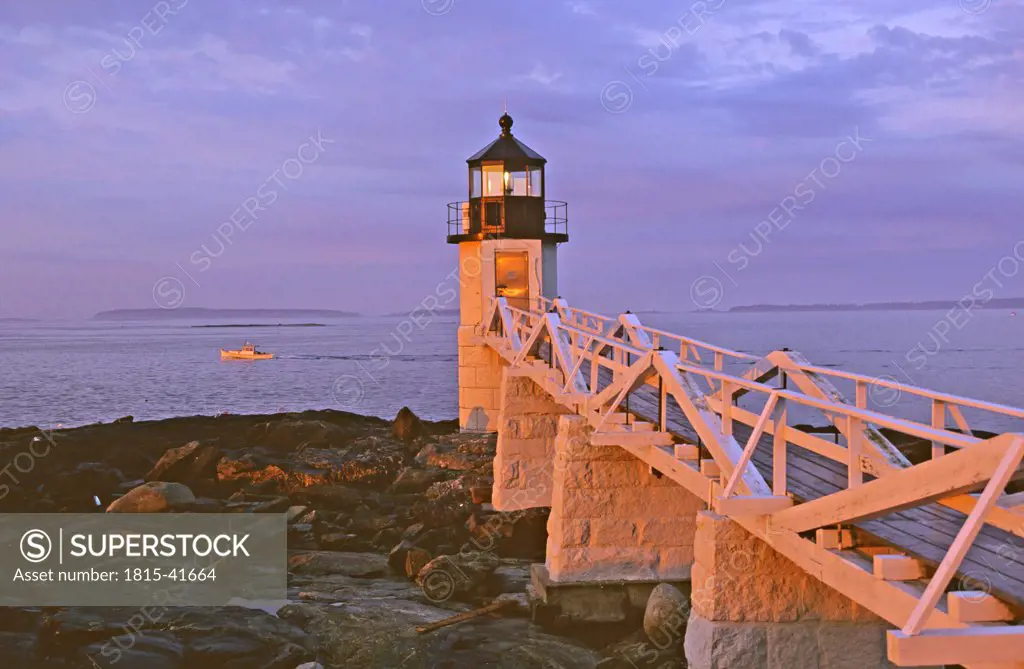 USA; Lighthouse of Port Clyde;Maine