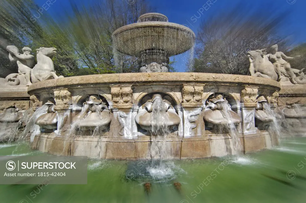 Germany, Bavaria, Munich, Wittelsbach Fountain