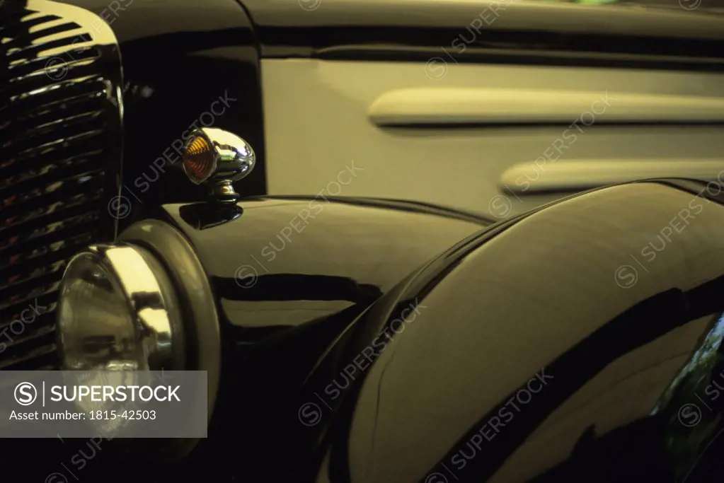 Car, headlights, detail