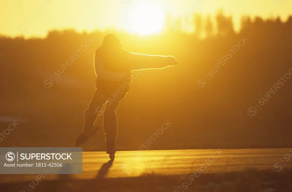 Woman Skating