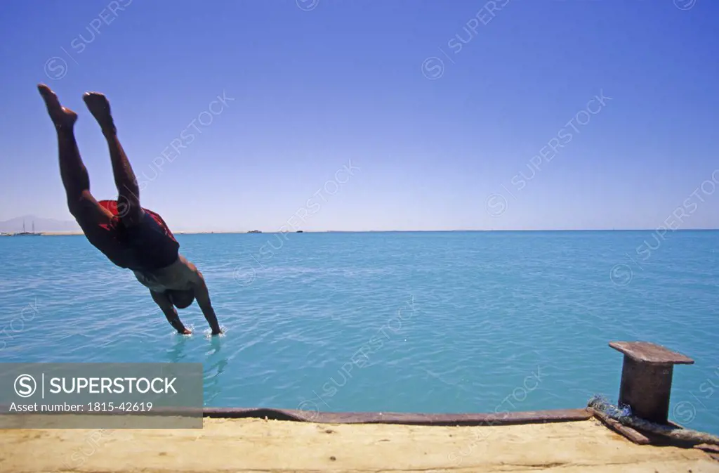 jump into the water, Egypt