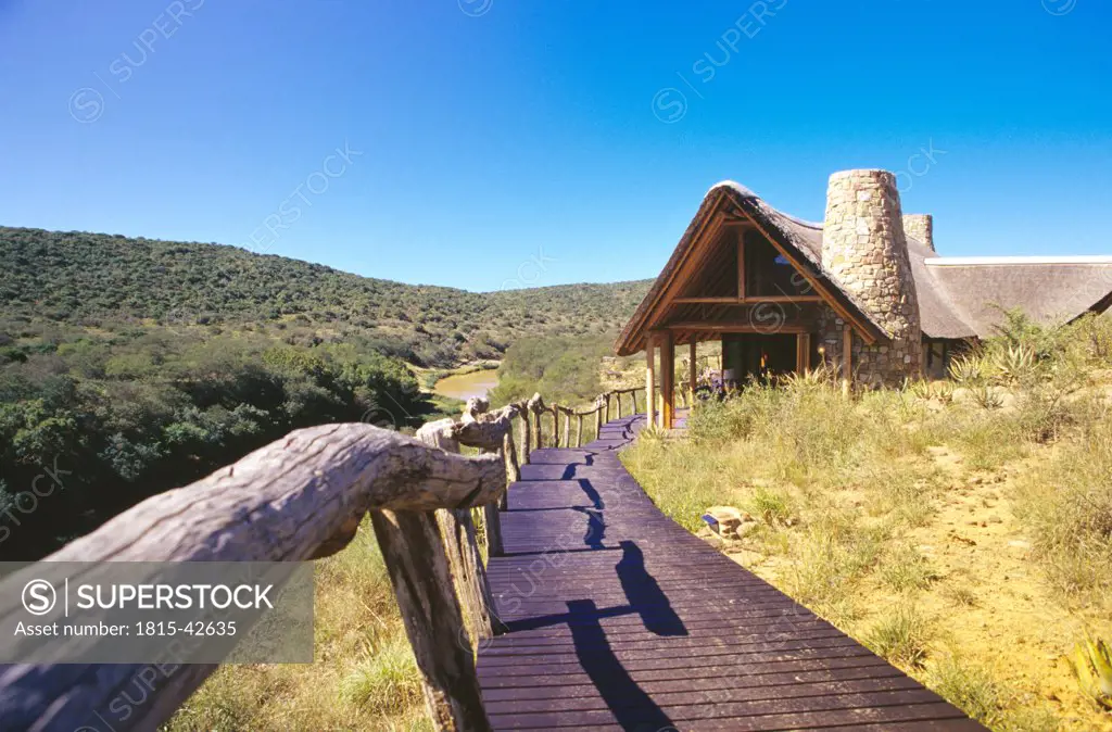 Way to the main house, Eastern Cape, Kwandwe Private Game Reserve,RSA