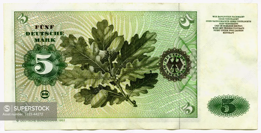 Bank note, close-up
