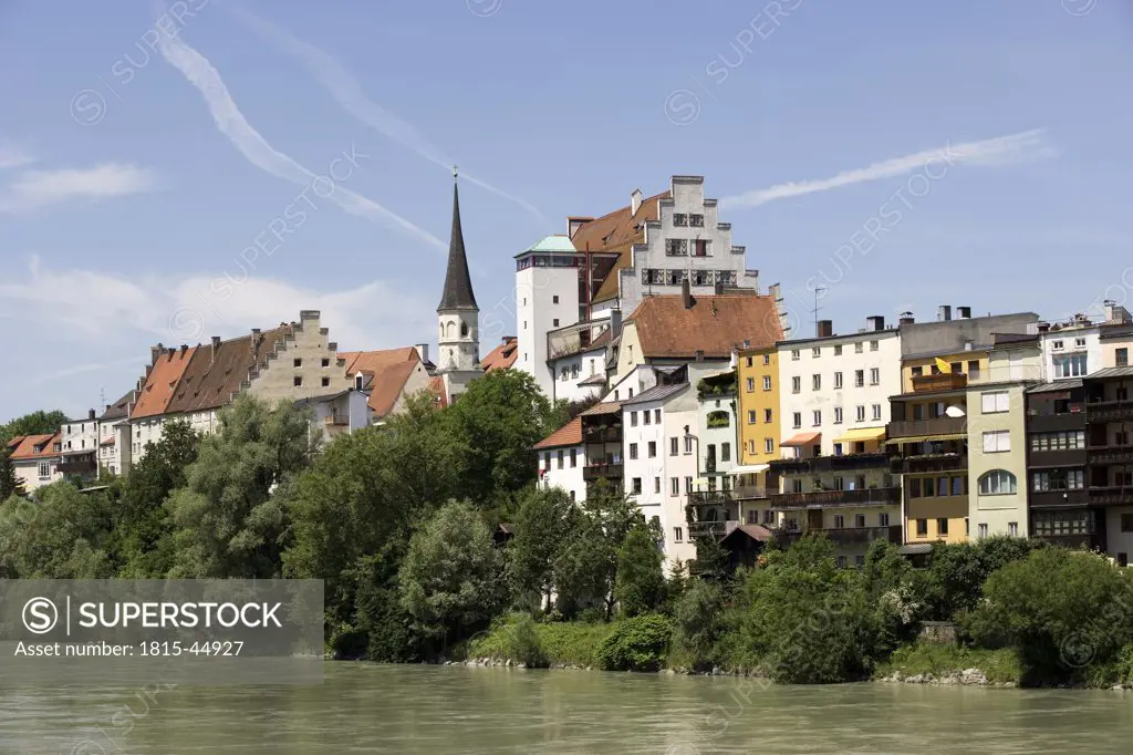 Germany, Bavaria, Wasserburg on Inn, Old Town