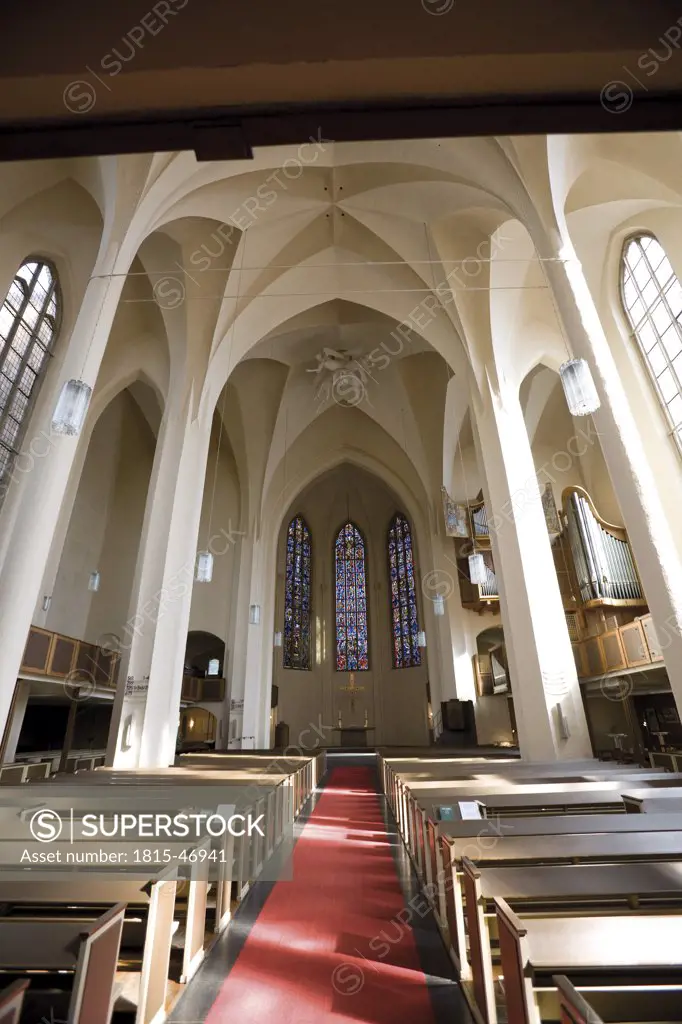 Germany, North Rhine-Westphalia, Bonn, Kreuzkirche, interior view