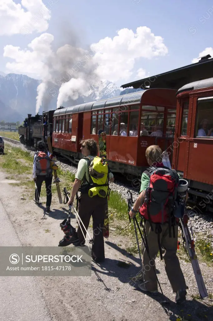 Austria, Tyrol, People and steam engine