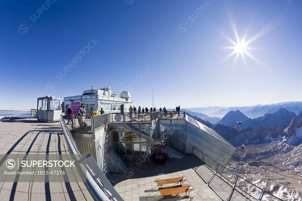 Germany, Bavaria, Wetterstein mountains, Zugspitze