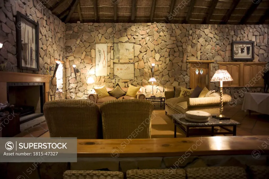 South Africa, Bushmans Kloof, Cederberg Mountains, Lounge