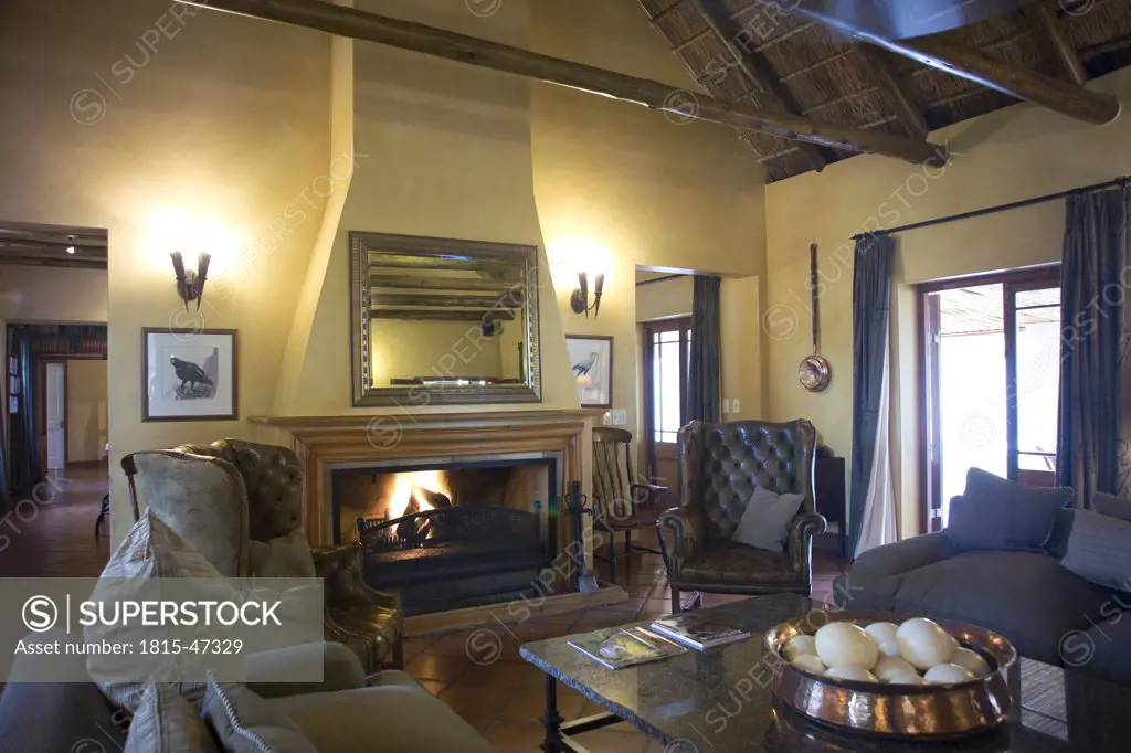 South Africa, Bushmans Kloof, Cederberg Mountains, Lounge