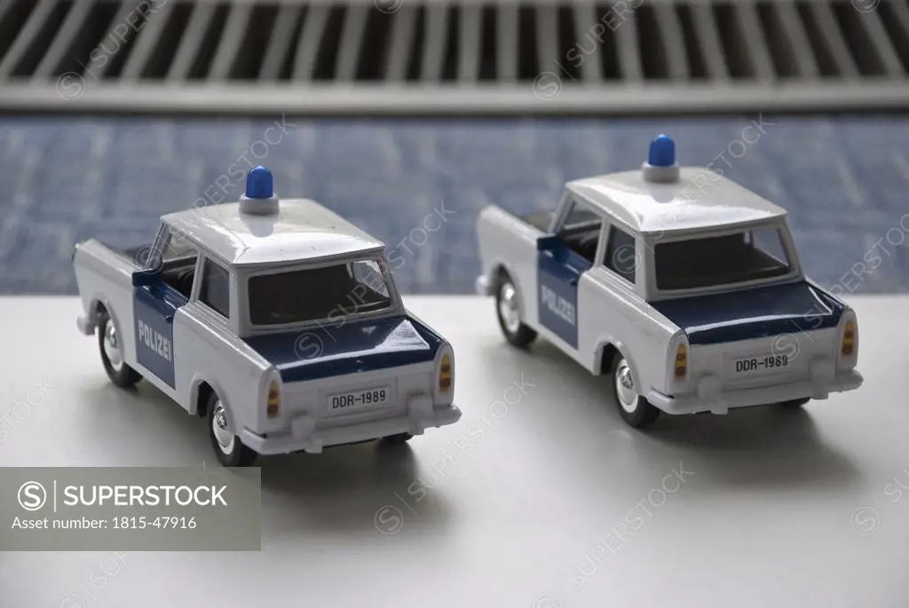 Toy cars, German Democratic Republic, close up