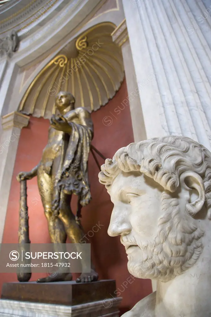 Italy, Rome, Vatican City, Museum, Bronze statue of Hercules