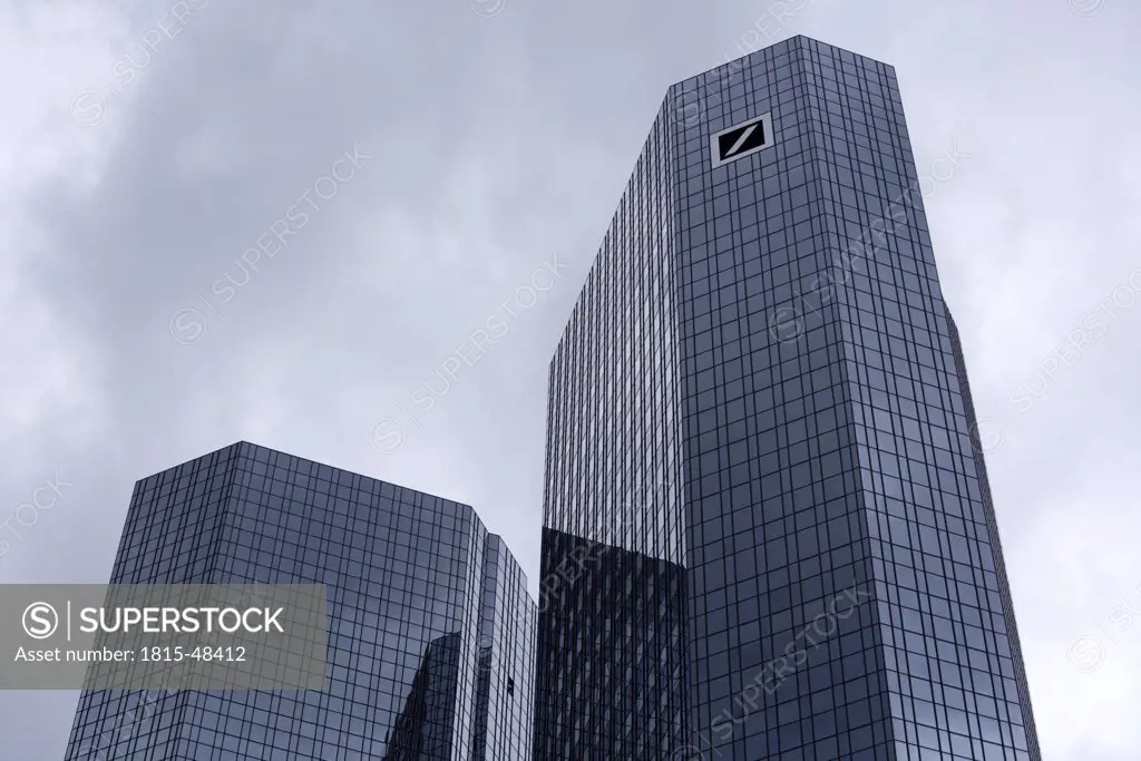 Germany, Frankfurt on the Main, Skyscrapers of the Deutsche Bank