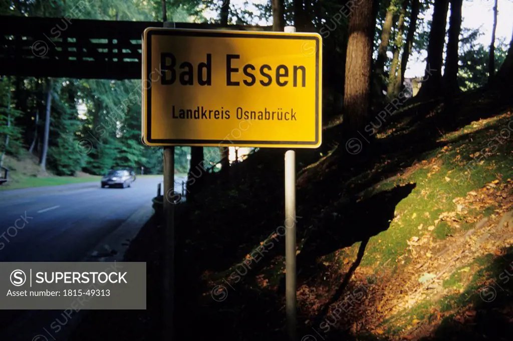 Germany, Bad Essen, Place_name sign