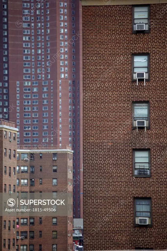 USA, New York City, Manhattan, Appartment building