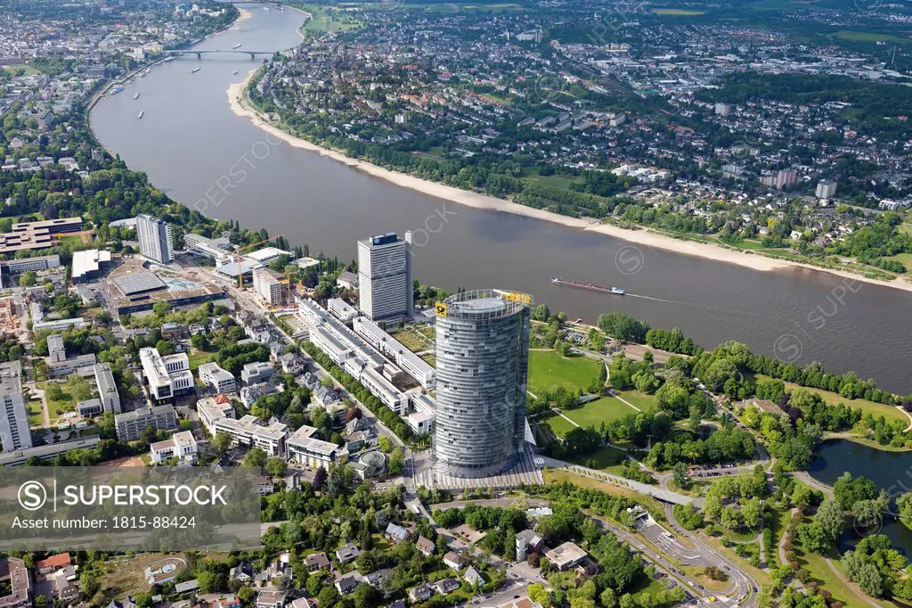 Europe, Germany, North Rhine_Westphalia, Bonn, Bonn_Beul, Rheinland, View of post tower