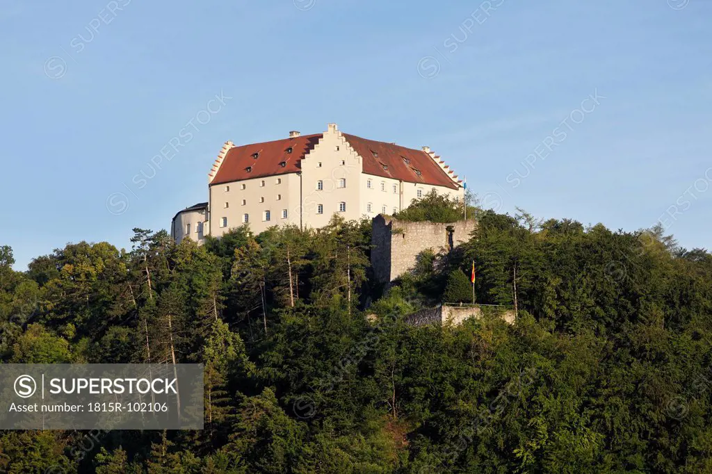 Germany, Bavaria, Lower Bavaria, View of Rosenburg Castle