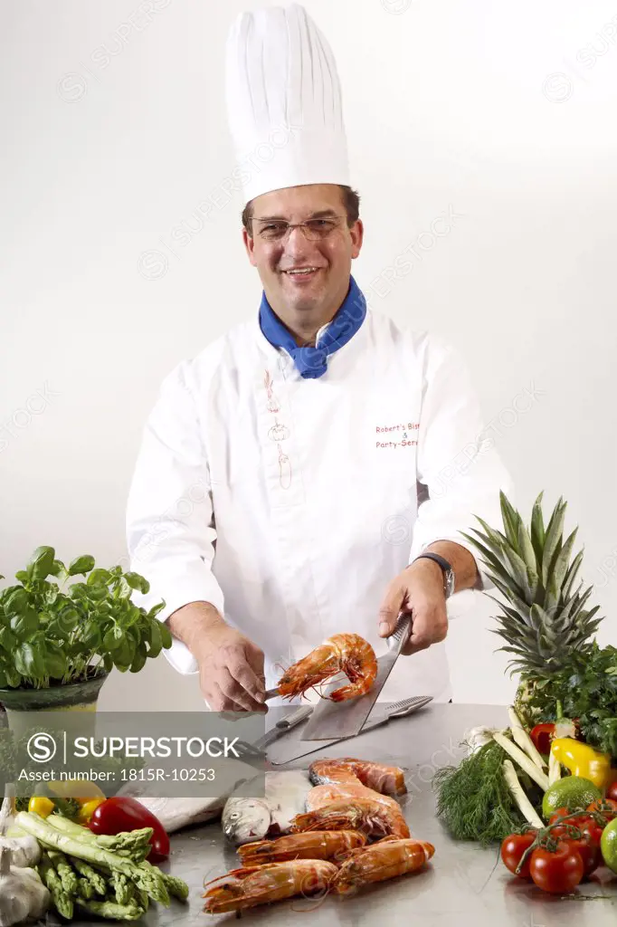 Chef in kitchen