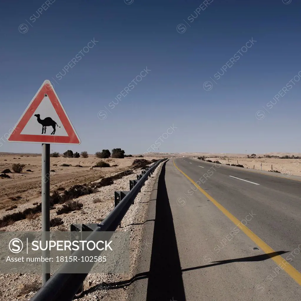 Israel, View of camel sign