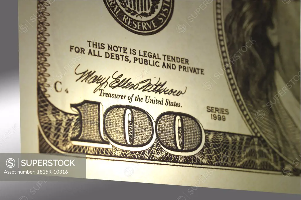 One hundred Dollars notes